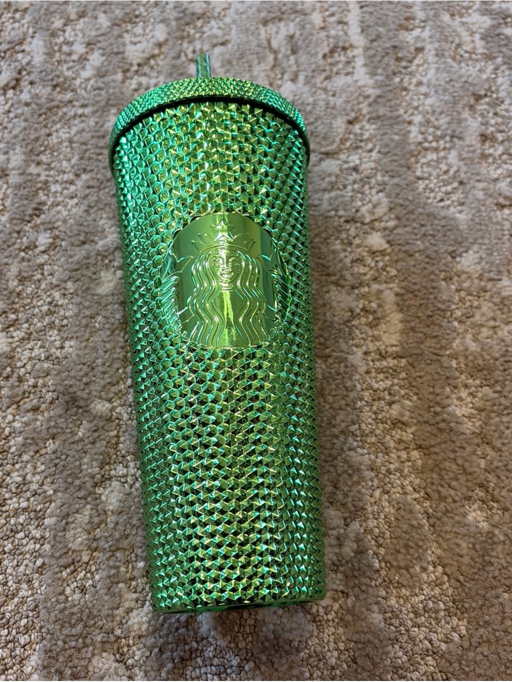 Starbucks Limited Edition 2023 Winter Holiday Green Studded 24oz Tumbler